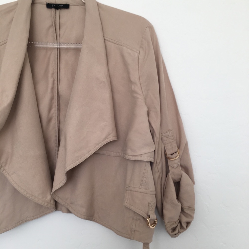 Entry- Never Worn! Smart Casual Tan Jacket - Picture 2 of 7